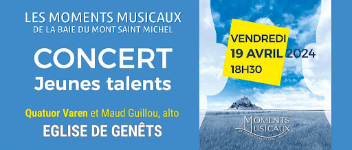 Le 19/04/2024, 18h30, concert à Genêts