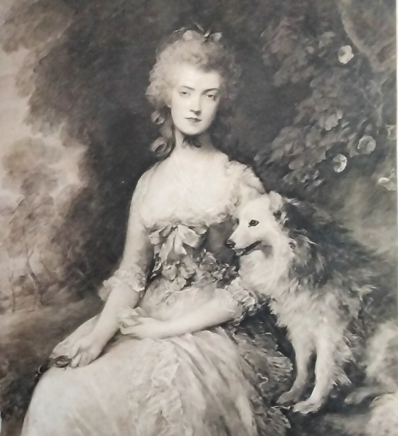 Tableau de Gainsborogh, Mme Robinson figurant dans la revue "l'Illustration" Tableau de Gainsborogh, Mme Robinson figurant dans la revue "l'Illustration"