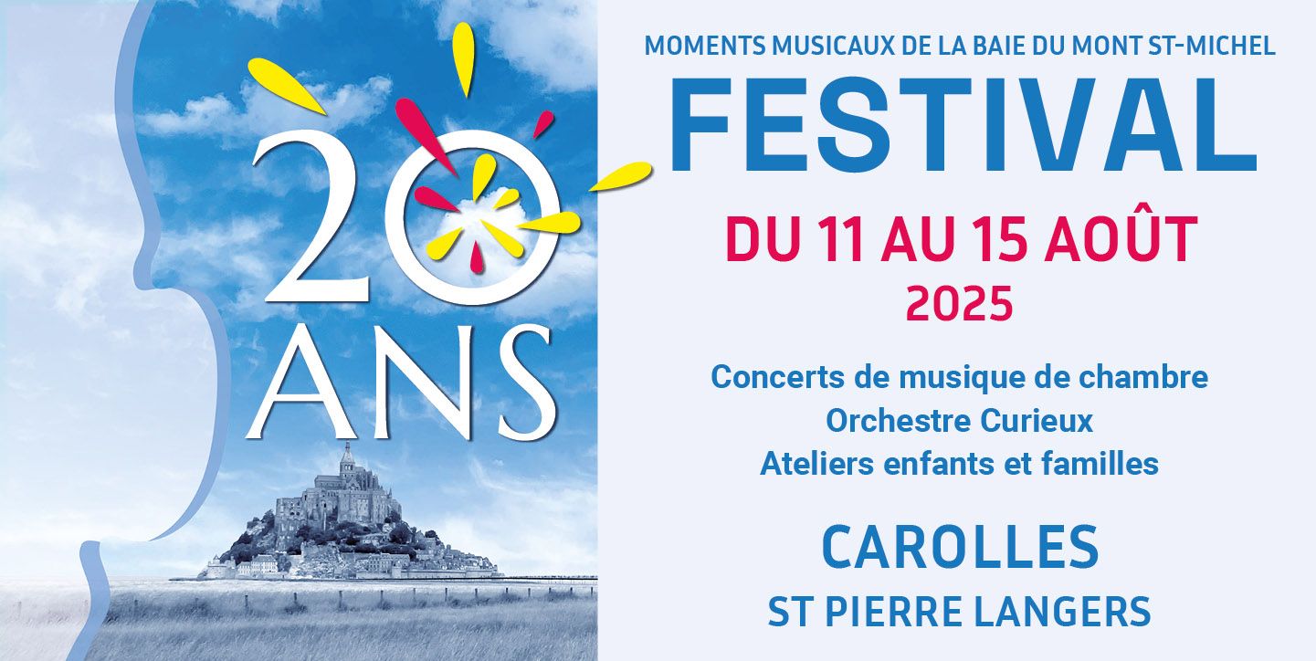 Du 11 au 15/8/2025, festival des "MOMENTS MUSICAUX"