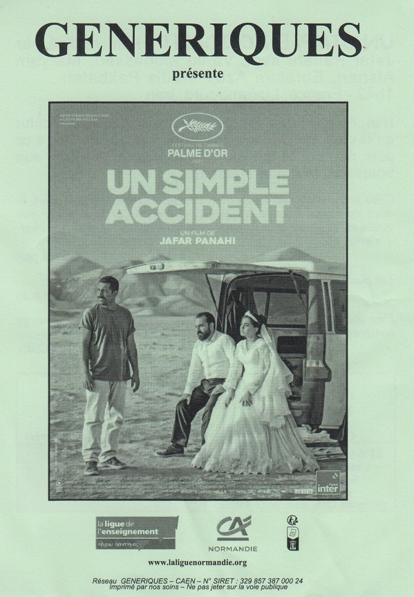 Le 15/11/2025, 18h30, film à Carolles : "Un simple accident"