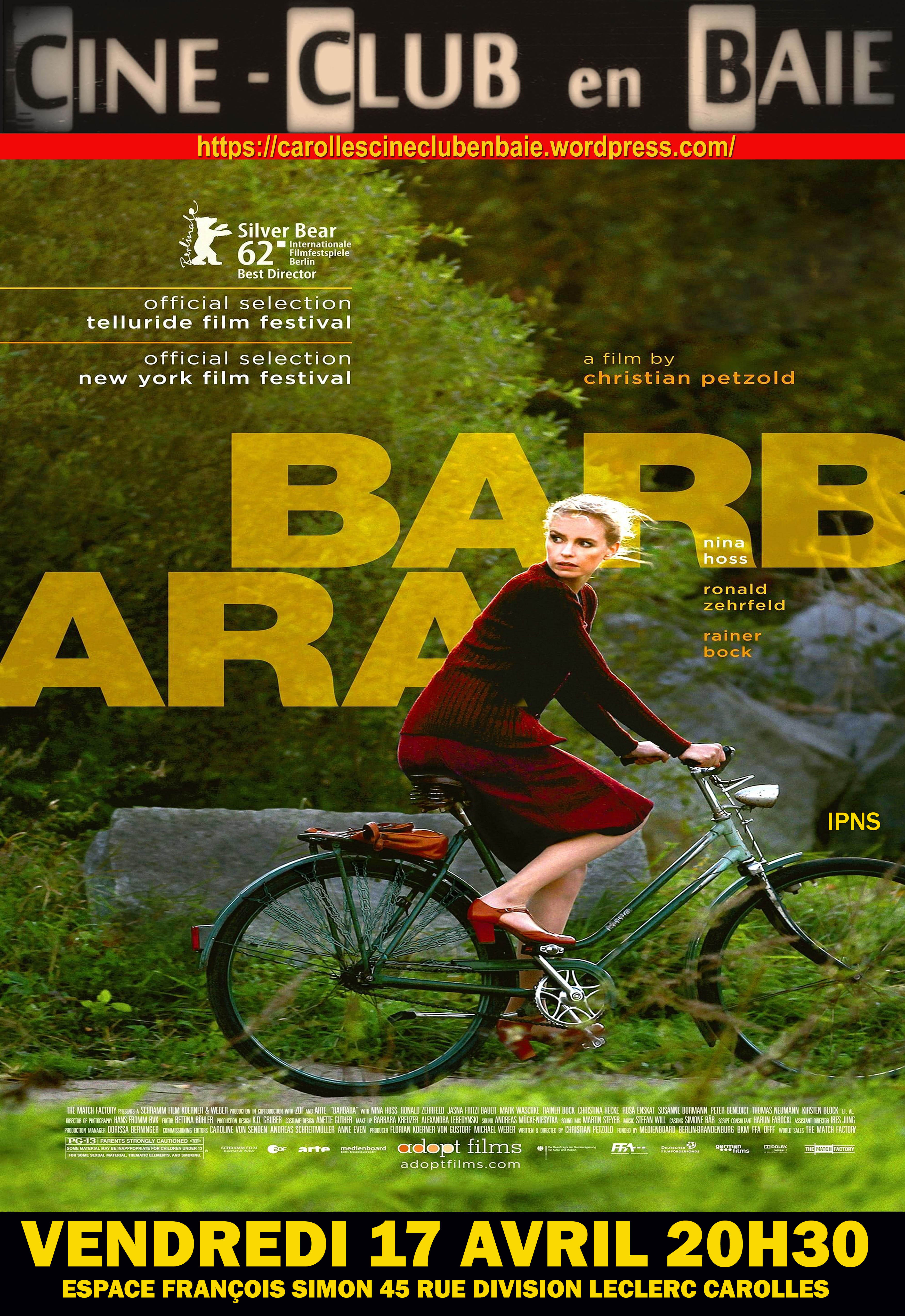 Le 17/4/2026, 20h30, Ciné Club à Carolles