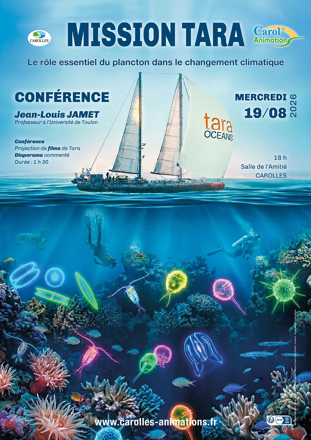 Le 19/8/2016, 18h, conférence : MISSION TARA