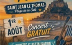 Le 1/8/2026, concert gratuit à Saint Jean le Thomas