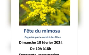 Le 18/2/2024, Fête du Mimosa à Saint Jean le Thomas