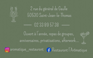 A partir du 1/3/2025, ouverture de l'AROMATIQUE