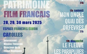 Les  28,29 et 30 /3/2025, Festival du film français avec "Ciné-Club en Baie "