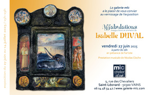 Le 27/6/2025, vernissage en musique à Vains-St Léonard