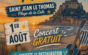 Le 1/8/2026, concert gratuit à Saint Jean le Thomas